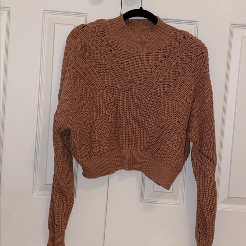 Pacsun: Cropped Turtleneck Sweater